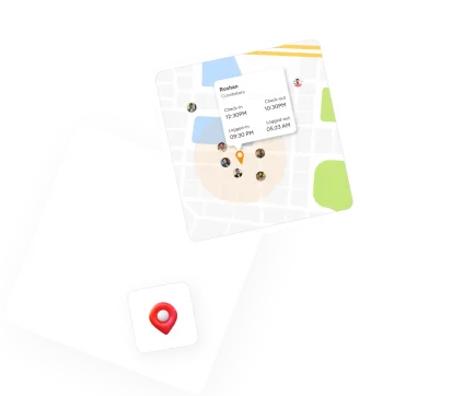 Map interface with location tracking