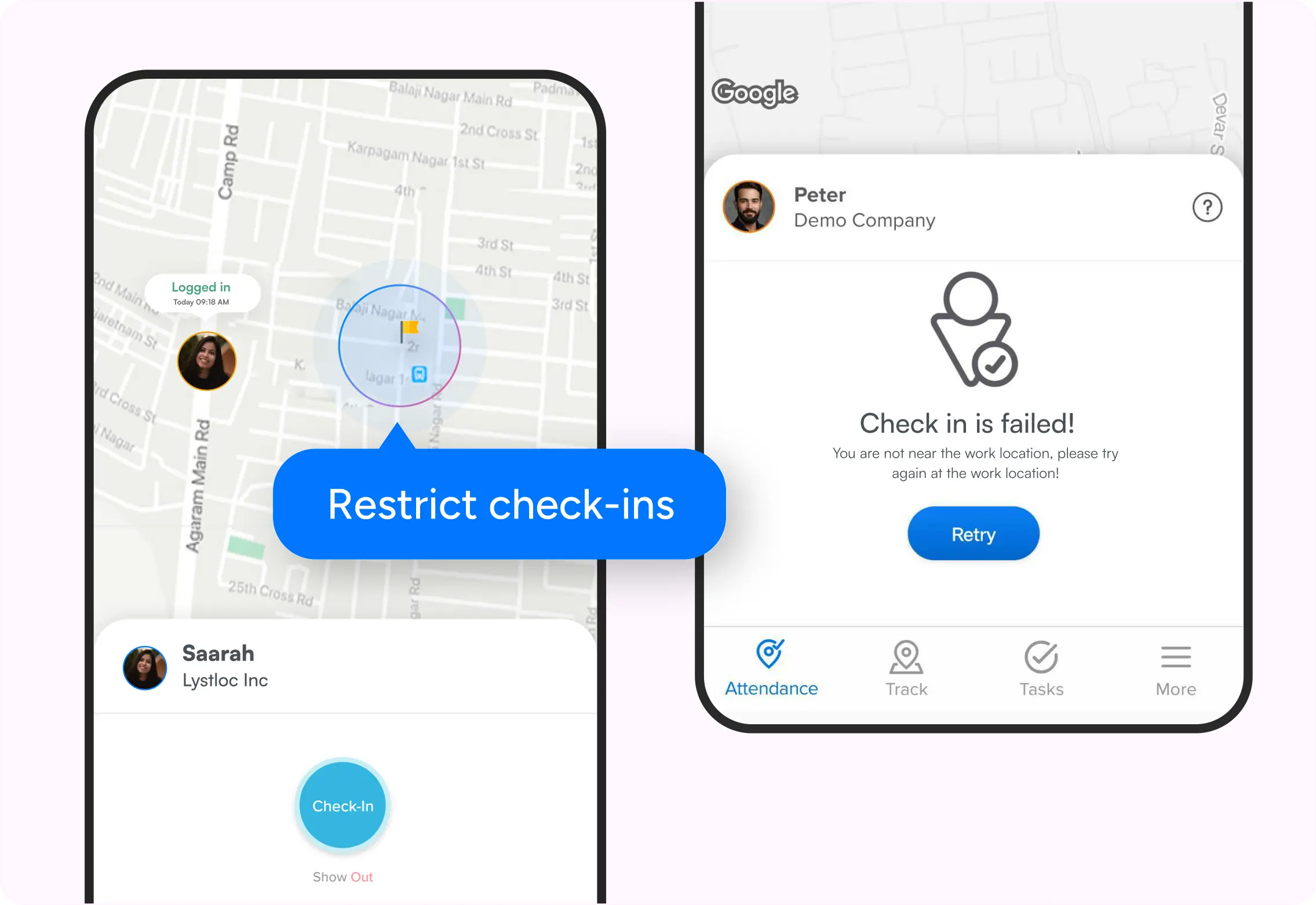 Geofencing and location rules interface