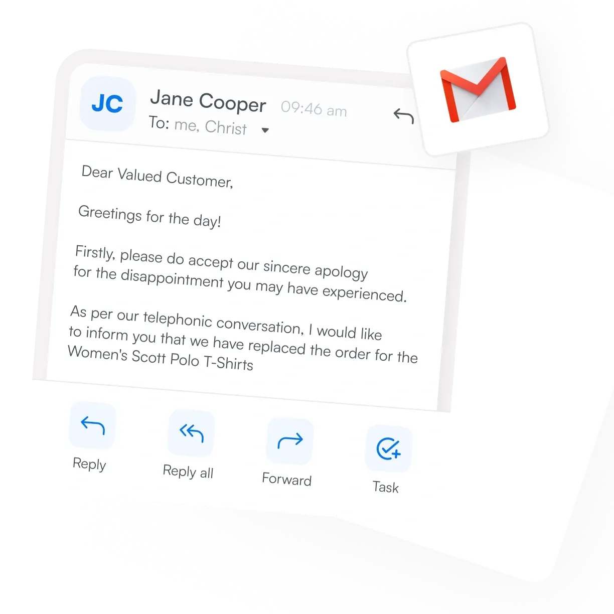 Email communication interface